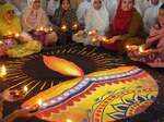 Students celebrate Diwali