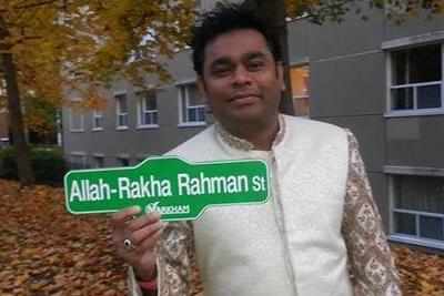Street named after A R Rahman in Canada