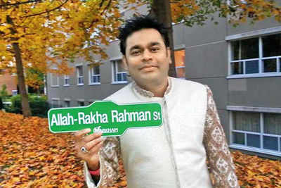 A street named after AR Rahman?
