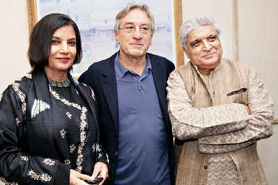 Javed and I were fortunate enough to be seated at De Niro’s table: Shabana Azmi