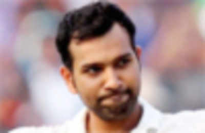 Rohit enthralls with sublime ton on Test debut