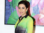 Karisma at painting exhibition