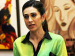 Karisma at painting exhibition