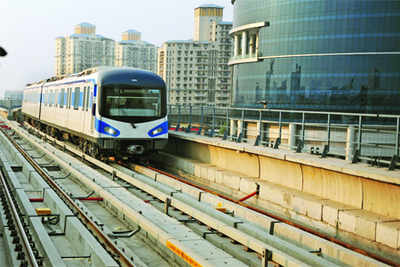 Gurgaon workers’ ride in rapid metro short-lived