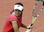 Sania Mirza's training session