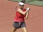 Sania Mirza's training session