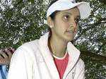 Sania Mirza's training session