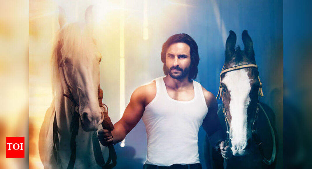 Women go gaga over Saif's new look in 'Bullett Raja' | Hindi Movie News ...