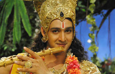 Double celebrations for Saurab aka Lord Krishna