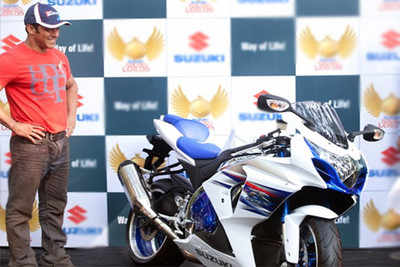 Salman Khan gets a Suzuki GSX bike