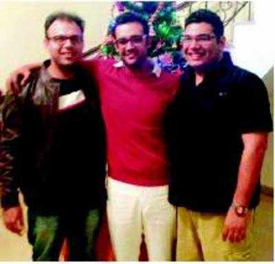 Rehan Poncha had a gala Christmas party with his family