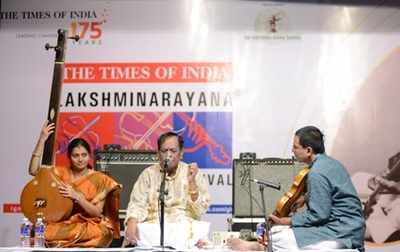 Music and dance evening at the Sri Krishna Sabha in Chennai