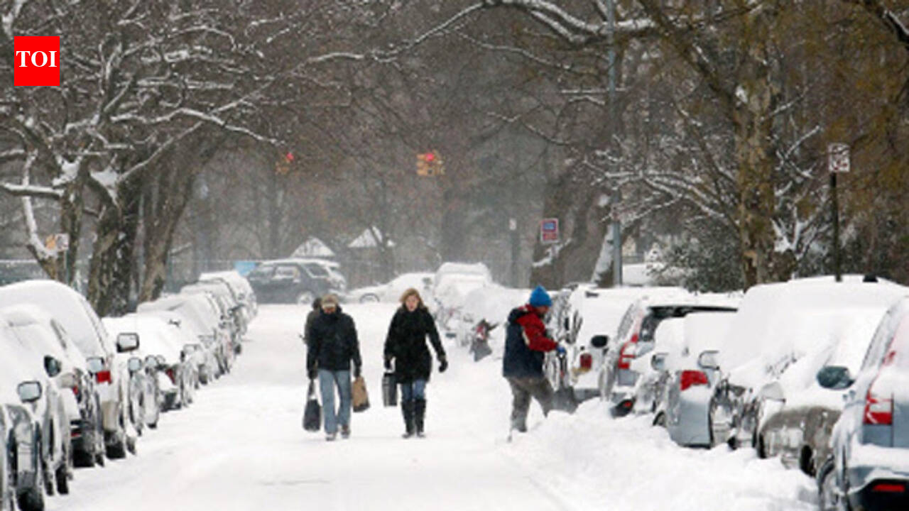 Snowstorm wreaks havoc in northeastern US