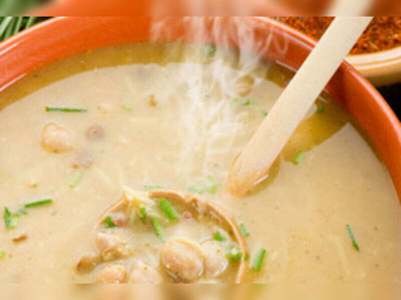 Recipe: Healthy green pea soup - Times of India