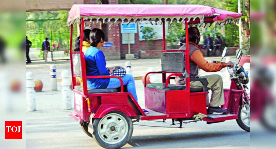 E-Rickshaws at DU: An unsafe convenience? - Times of India