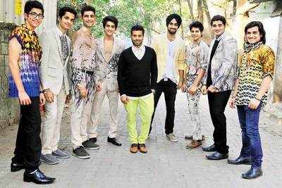 Designer Ken Ferns presents male finalists of Clean & Clear Bombay Times Fresh Face 2013 in new avatar