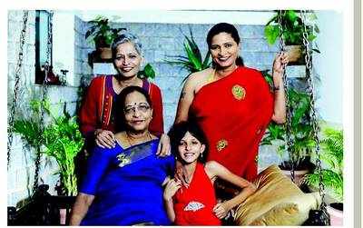 Three generations of filmi family captured on camera