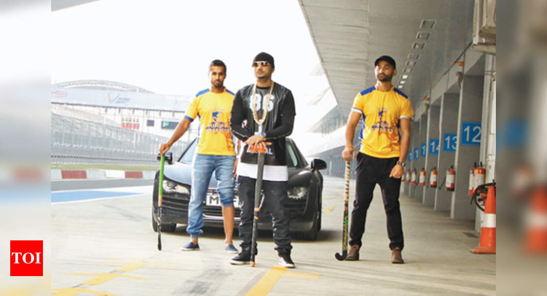 Yo Yo Honey Singh Honey Singh Shooting For Music Album For Hockey India League Hindi Movie News Times Of India