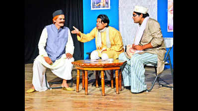 A rib-tickling play Dil Ki Dukaan staged at Bharat Bhavan in Bhopal