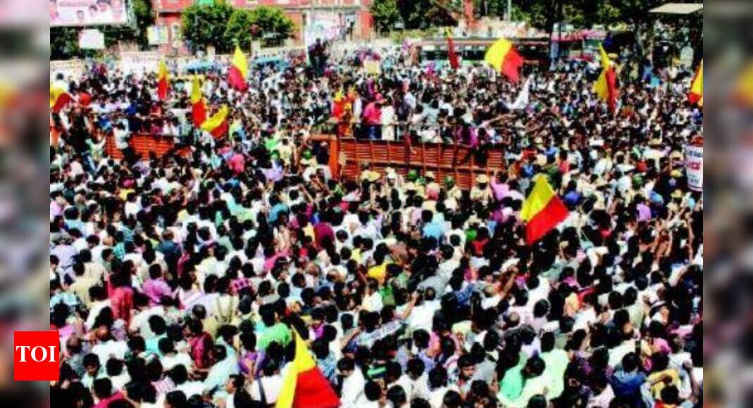 Sandalwood chokes streets Kannada Movie News Times of India