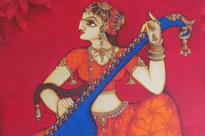 Acrylic art works by a Pune based artist