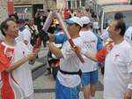 Olympic torch in Macau