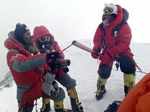 Olympic torch on Everest