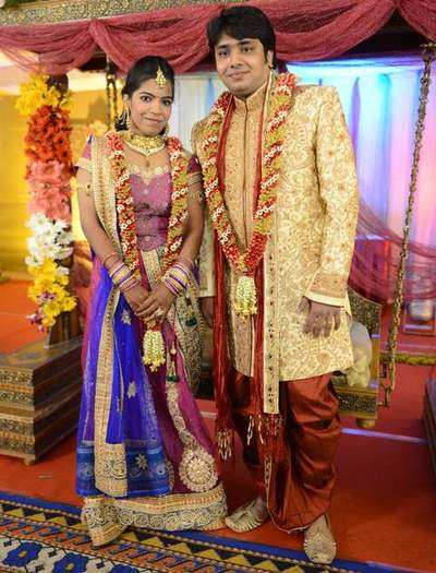 Diamond Babu's son Vikram Sagar's wedding reception with Preethi at ...