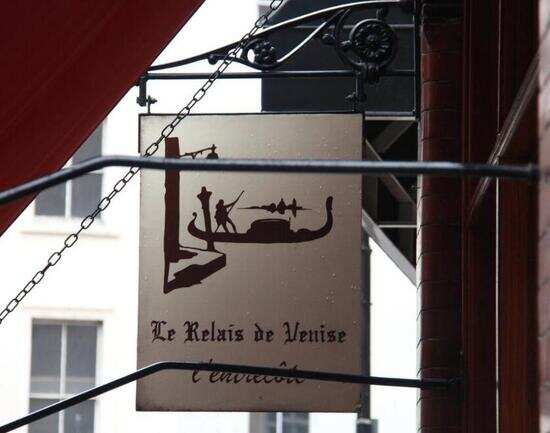 Steak at Le Relais de Venise L&eacute;ntrecote
