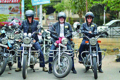 Bangalore bikers ride against racism - Times of India