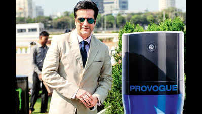Fardeen Khan attends sports-meets-glamour day as Provogue joins hands with Ashvin Gidwani Productions at the Mahalakshmi Race Course