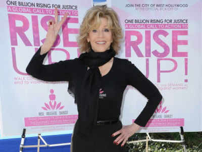 Jane Fonda becomes Times Square attraction?