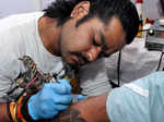 Tattoo expo for charity in Kolkata