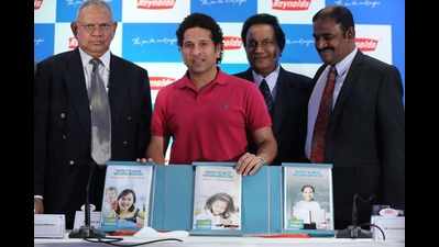 Sachin Tendulkar launches GM Pens' Writewiz from Reynolds in Chennai