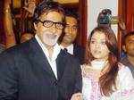 Aish and Amitabh in city
