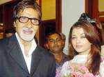 Aish and Amitabh in city