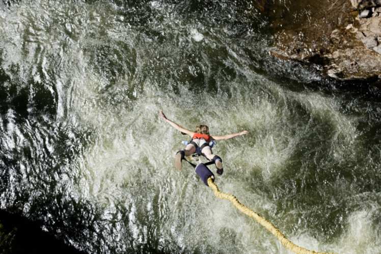 Bungee Jumping Over The Victoria Falls | Times Of India Travel