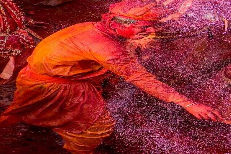 Holi in Nandgaon on Day 2