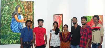The RLV Degree show, being held in Kochi