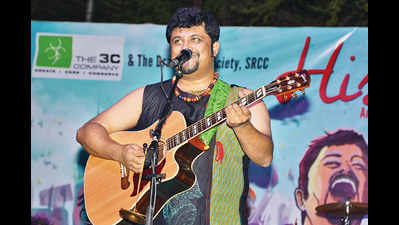 Band Raghu Dixit Project performs at Shri Ram College of Commerce in Delhi