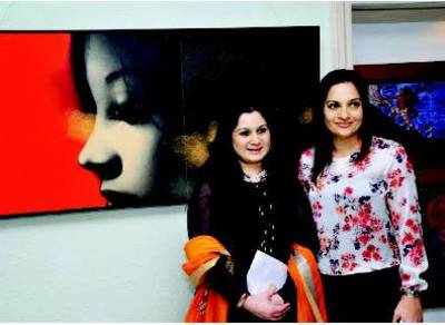 Bollywood baddie Prem Chopra's daughter Prerna promotes art
