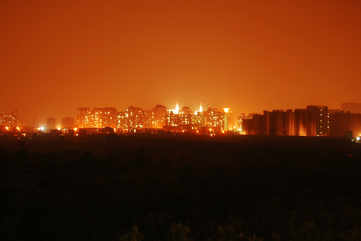 Gurgaon at night