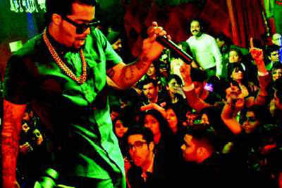 American rapper Sky Blu aka LMFAO performs in Delhi