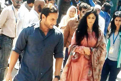 Saif Ali Khan and Katrina Kaif shooting in Punjab