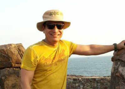 Sandeep visits Sindhudurg fort