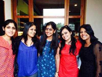 Meera Nanda bonds with her college friends