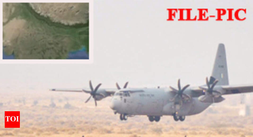 IAF aircraft C130J Super Hercules crashes near Gwalior, 5 killed
