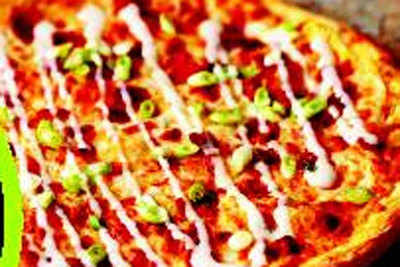 Aashka Goradia's Chipotle pizza