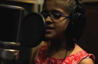 Unni Krishnan's daughter records song for Saivam