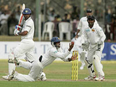 'Not out' Dravid walks out